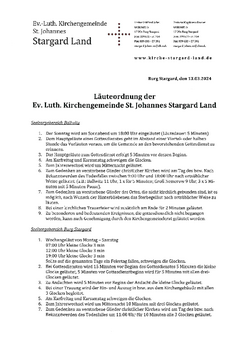 Läuteordnung