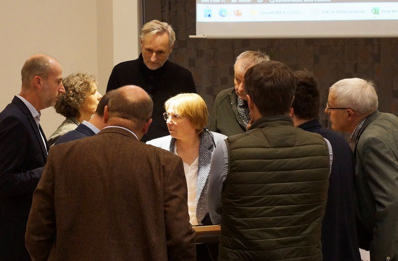 Beratungen während einer Pause