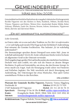 Gemeindebrief 2025-1