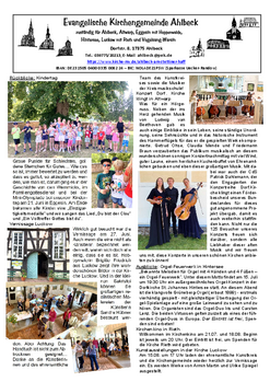 Amtsblatt Juli-August