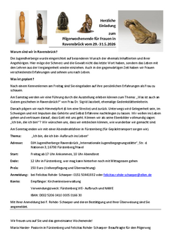 Flyer Pilgerwochenende