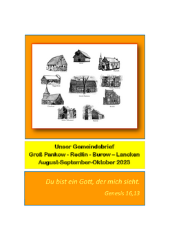 Gemeindebrief August-Oktober 2023