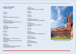 Vorläufiges Programm