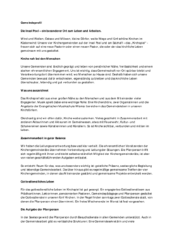 Profil der Gemeinde