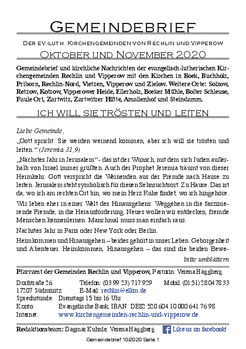 Gemeindebrief 2020-10
