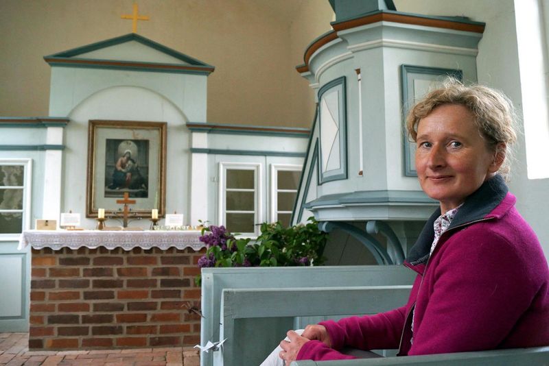 Sabine Petters betreut ehrenamtlich die „Offene Kapelle“ in Jager. Foto: PEK / Sebastian Kühl