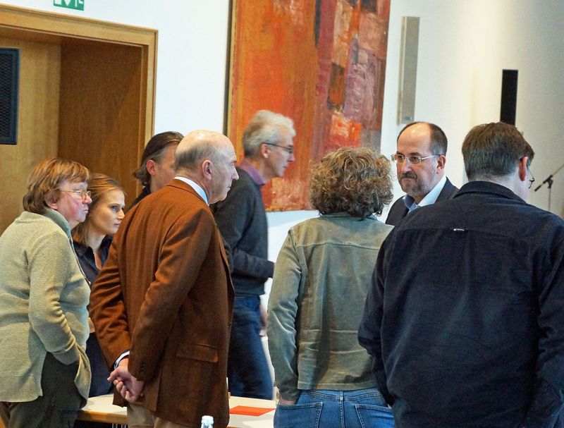 Beratungen während einer Pause