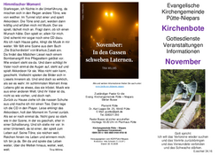 Kirchenbote November 2025