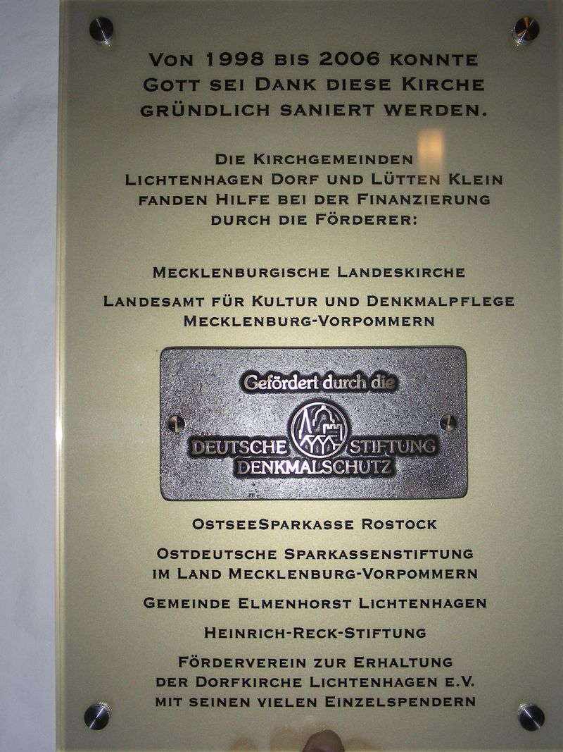 Dankesplakette