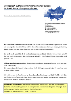 Neue Konfis herzlich willkommen! - Deine Einladung zur Konfi-Zeit 2025-27