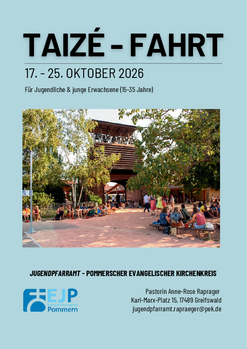Taizé Anmelde-Flyer Herbstferien 2026