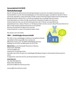 Gemeindeblatt 04/2025 - Schutzkonzept