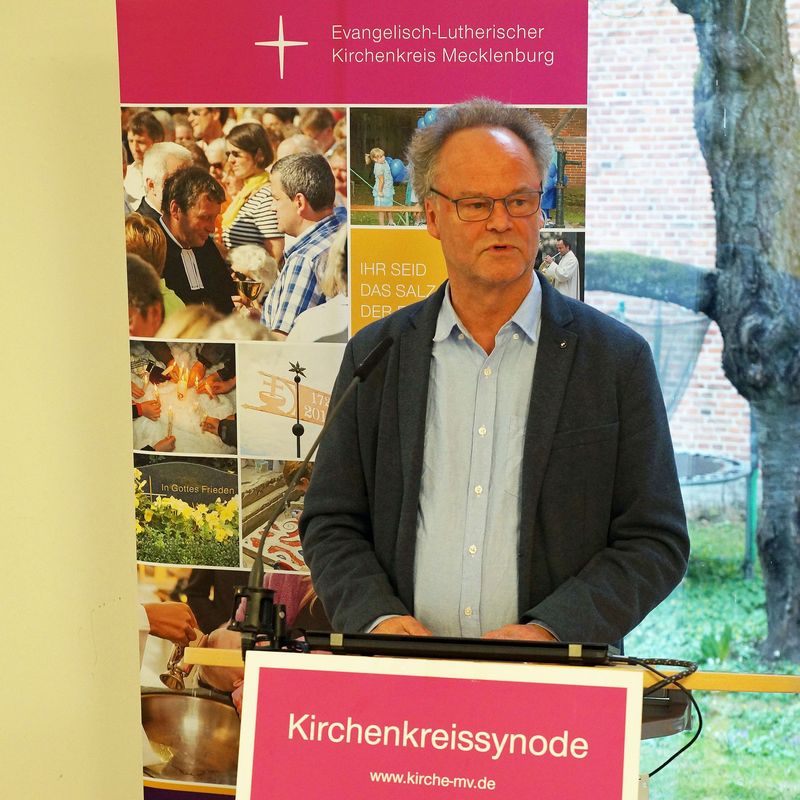 Bischof Tilman Jeremias begründet den Wahlvorschlag