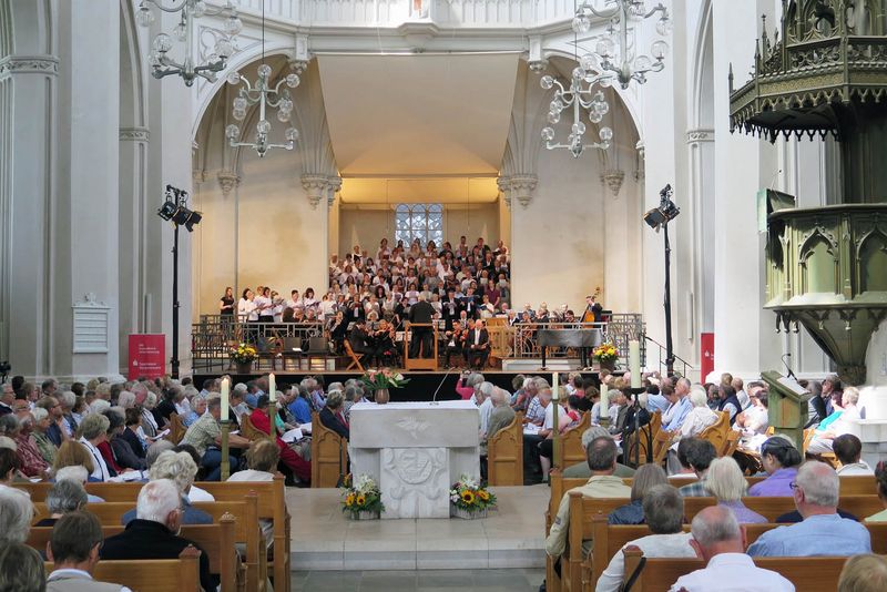 Abschlußgottesdienst der Greifswalder Bachwoche im Dom St. Nikolai (Foto: R. Neumann)