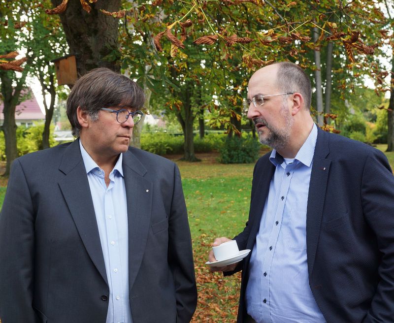 Kai Becker und Phillip Regge im Gespräch