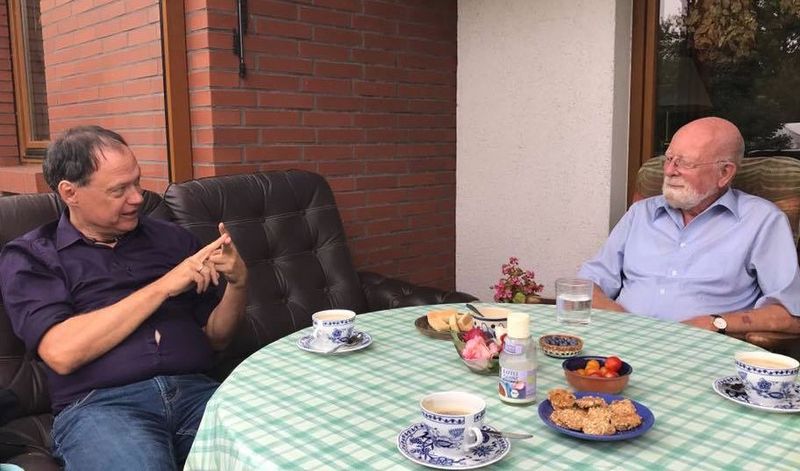 Besuch bei Alt-Präses Heiner Möhring in Pinnow bei Schwerin.