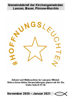 Gemeindebrief Nov 2020 bis Jan 2021