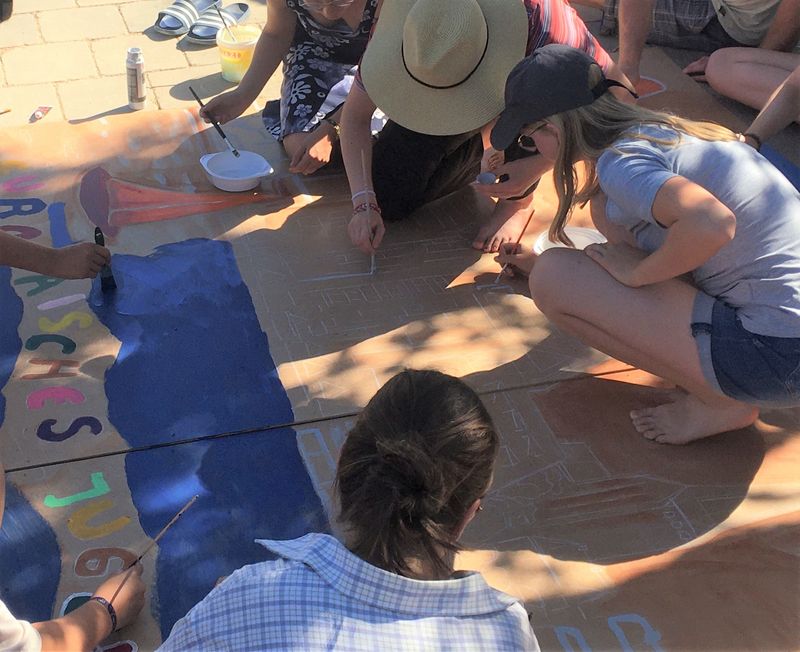 Eine besondere Malaktion