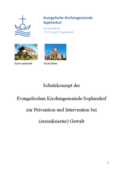 Schutzkonzept zur Prävention und Intervention bei (sexualisierter) Gewalt