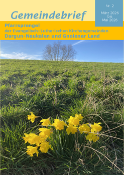 Gemeindebrief März bis Mai 2026