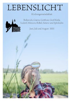 Gemeindebrief Juni, Juli, August 2025