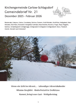 Aktueller Gemeindebrief