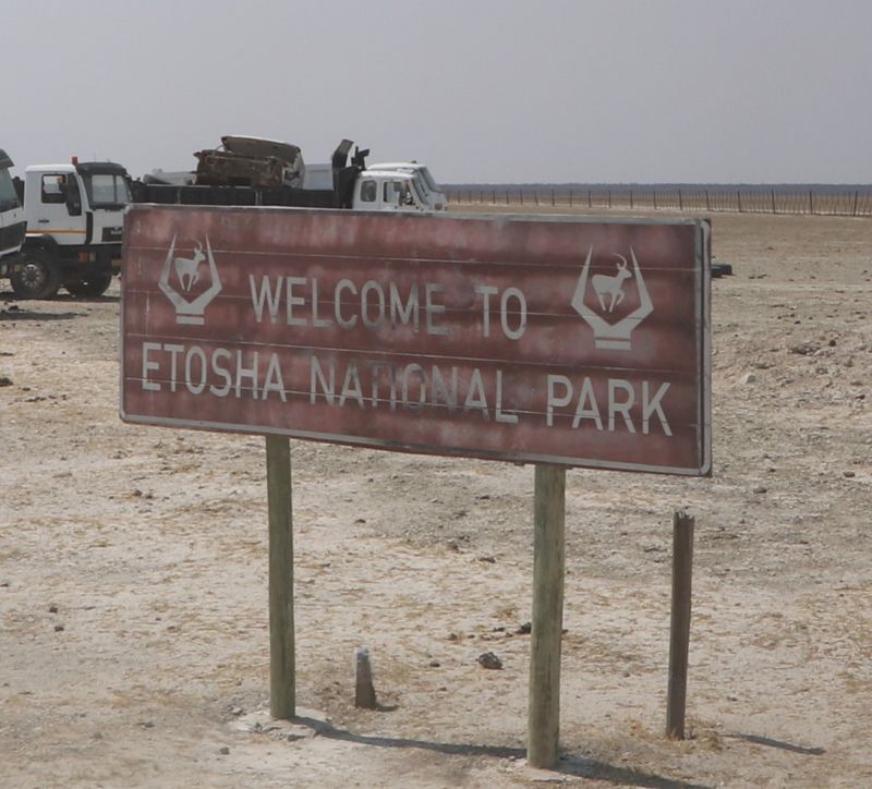 Einganstor zum Etosha-Nationalpark
