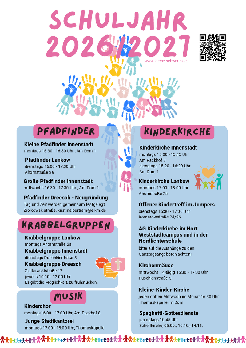 Angebote im Schuljahr 2026/2027
