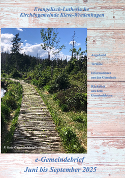 Gemeindebrief Juni bis September 2025