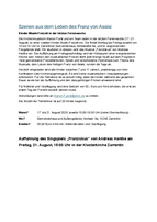 Kinder-Musik-Freizeit in der letzten Ferienwoche