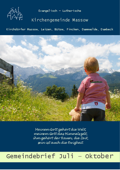 Gemeindebrief Juli - Oktober 2021