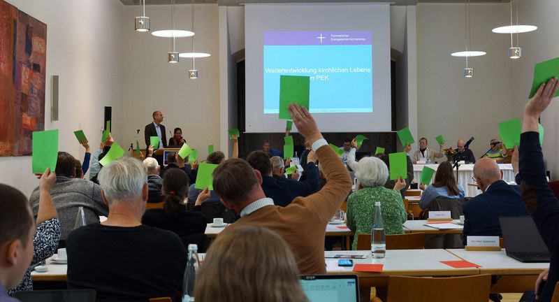 Die Synode stimmt ab