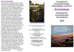 Kirchenbote Juli 2026