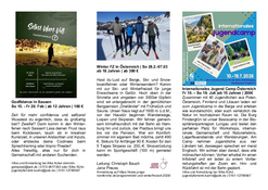 Infos Freizeiten 2026