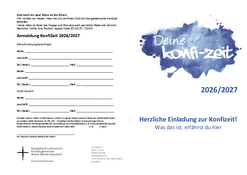 Konfiflyer & Anmeldung