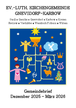 Gemeindebrief Dezember 2025 bis März 2026