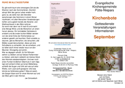 Kirchenbote September 2026