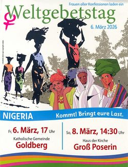 Gemeinsamer Gottesdienst zum Weltgebetstag