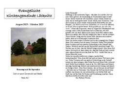 Gemeindebrief Aug. - Okt. 2025
