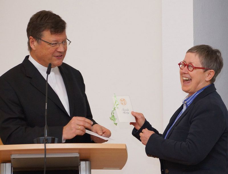 Bischof Abromeit gratuliert Präses Elke König nachträglich zum 60. Geburtstag