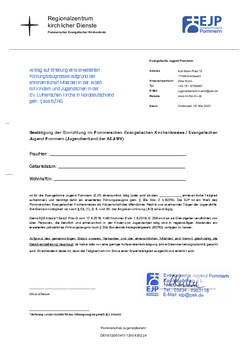 Vordruck Poliz. Fürhungszeugnis für Meldestelle