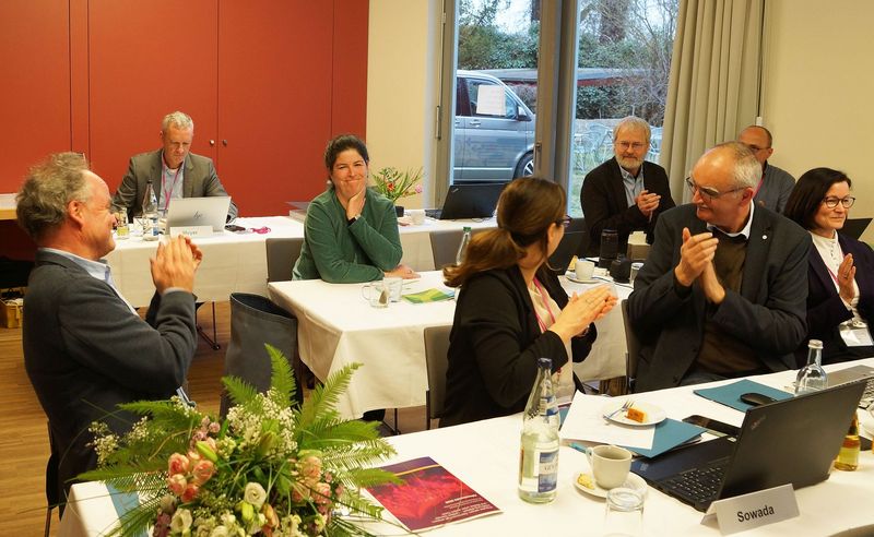 Antje Exner direkt nach dem Verkünden des Wahlergebnisses.