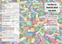 Flyer Legotage in den Winterferien
