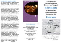 Kirchenbote Dezember