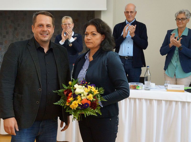 Diana Schulmeister wurde von Präses Dr. Klemens Grube verabschiedet
