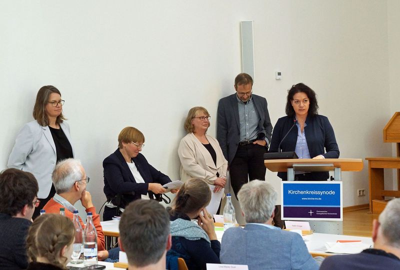 Diana Schulmeister berichtet zum Stand der Organisationsuntersuchung