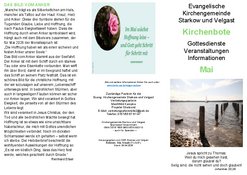Kirchenbote Mai 2026