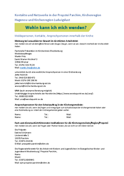 Weitere Informationen und Kontaktstellen