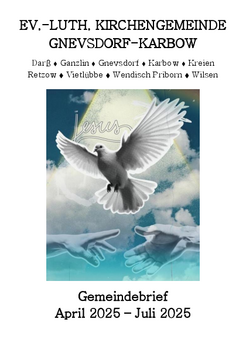 Gemeindebrief April bis Juli 2025