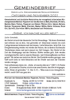 Gemeindebrief 2021-10